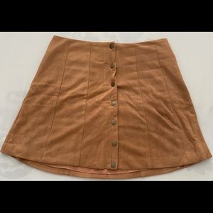 NWOT Altar’d State suede skirt
